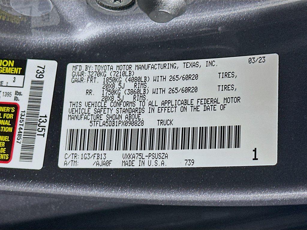 used 2023 Toyota Tundra car, priced at $41,822