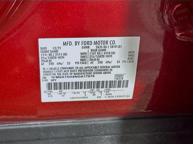 used 2022 Ford Explorer car, priced at $22,487