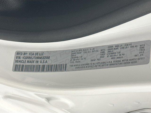 used 2021 Ram 1500 car, priced at $28,996