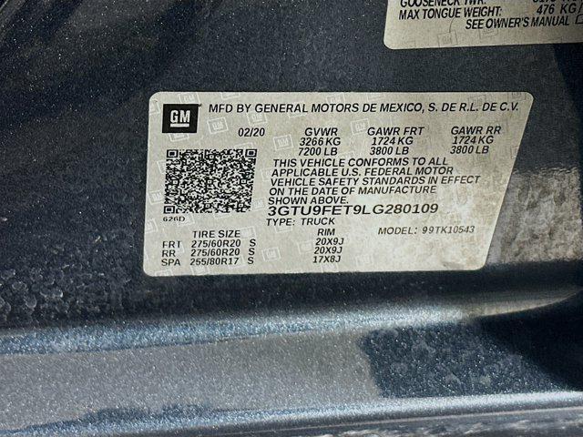 used 2020 GMC Sierra 1500 car, priced at $37,697