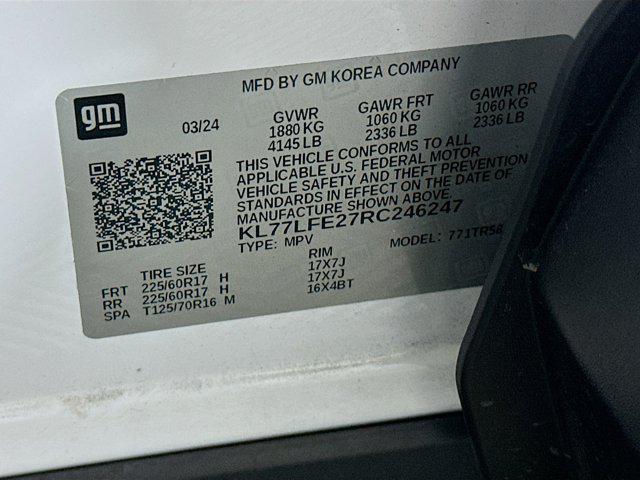 used 2024 Chevrolet Trax car, priced at $17,987