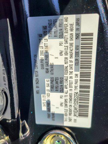 new 2025 Mazda MX-5 Miata RF car, priced at $37,999