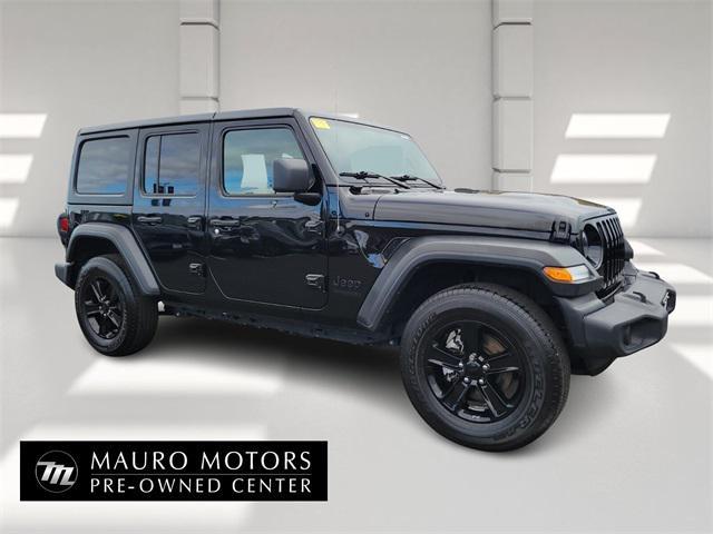 used 2022 Jeep Wrangler Unlimited car, priced at $29,987