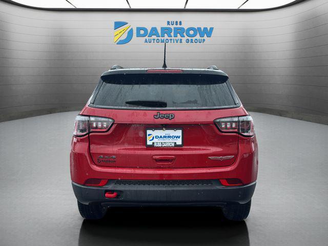 used 2021 Jeep Compass car, priced at $17,371