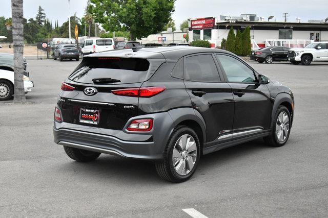 used 2021 Hyundai Kona EV car, priced at $14,500