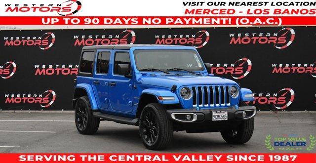 used 2022 Jeep Wrangler Unlimited 4xe car, priced at $28,278