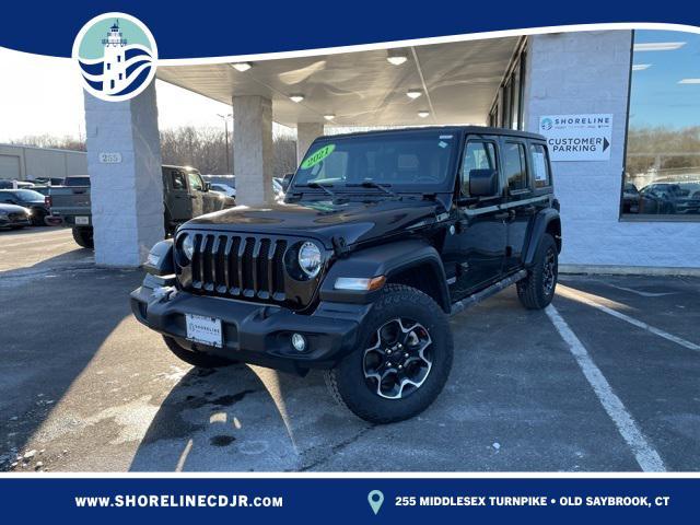 used 2021 Jeep Wrangler Unlimited car, priced at $24,714