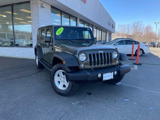 used 2015 Jeep Wrangler Unlimited car, priced at $15,994