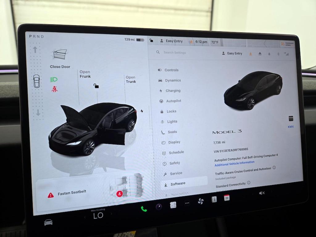 used 2024 Tesla Model 3 car, priced at $35,998