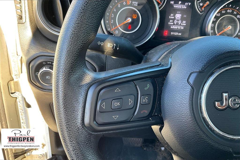 used 2022 Jeep Wrangler car, priced at $24,110