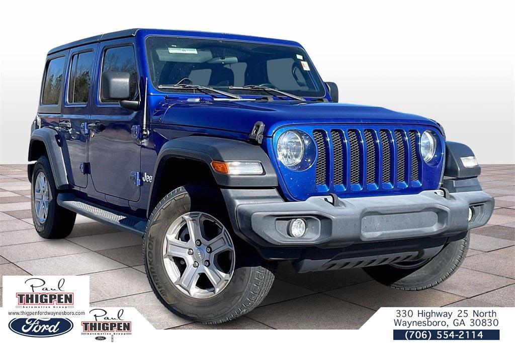 used 2020 Jeep Wrangler Unlimited car, priced at $25,964