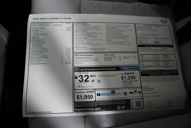 new 2026 MINI Hardtop car, priced at $39,440