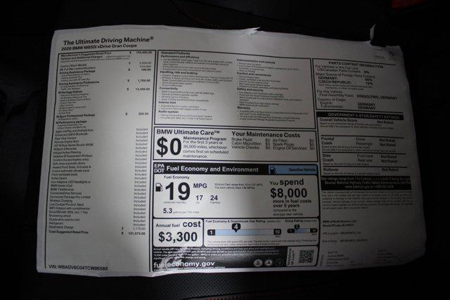 new 2026 BMW M850 Gran Coupe car, priced at $131,575