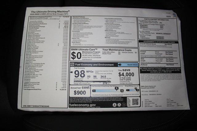 new 2026 BMW i4 Gran Coupe car, priced at $79,305