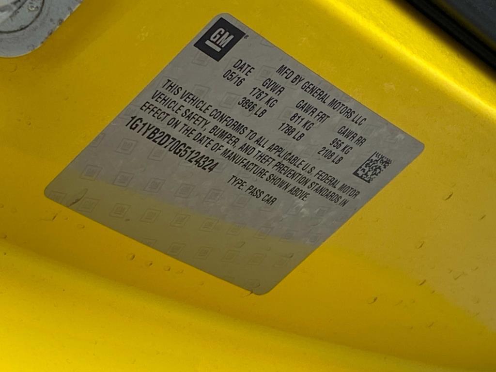 used 2016 Chevrolet Corvette car, priced at $35,995