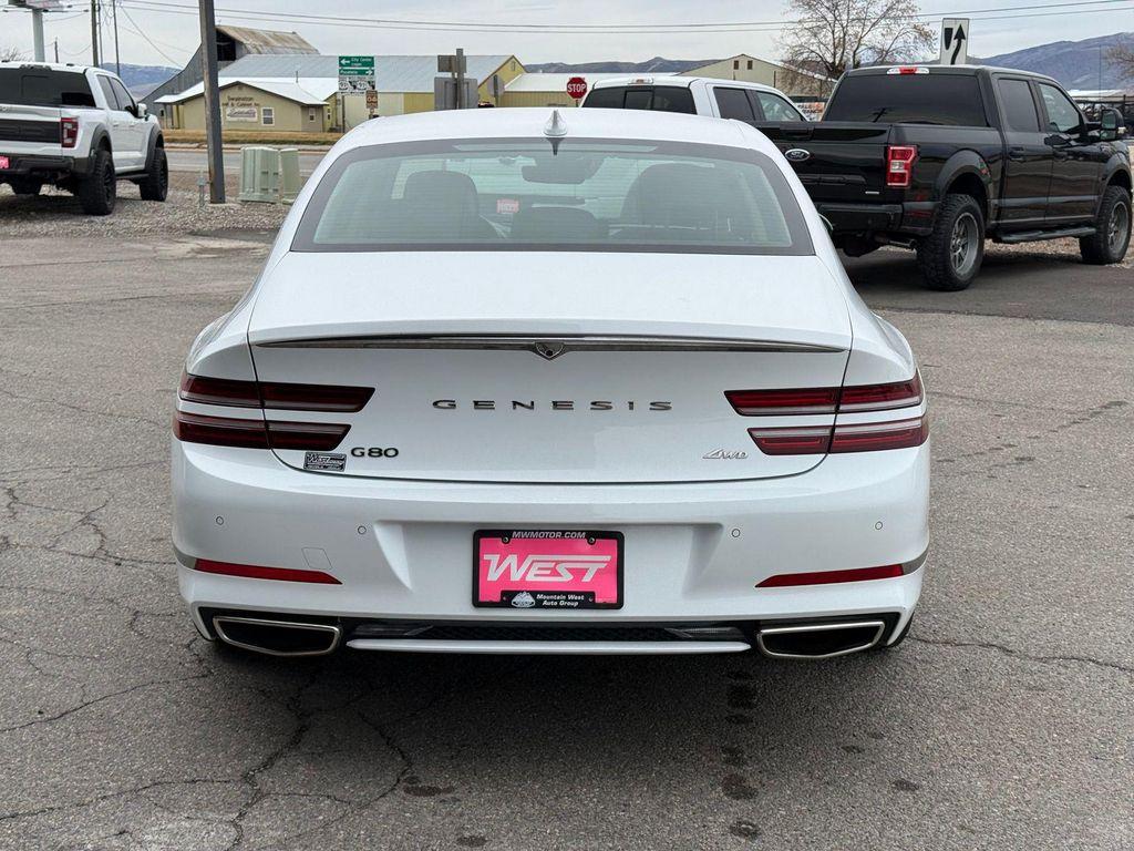 used 2023 Genesis G80 car, priced at $27,500