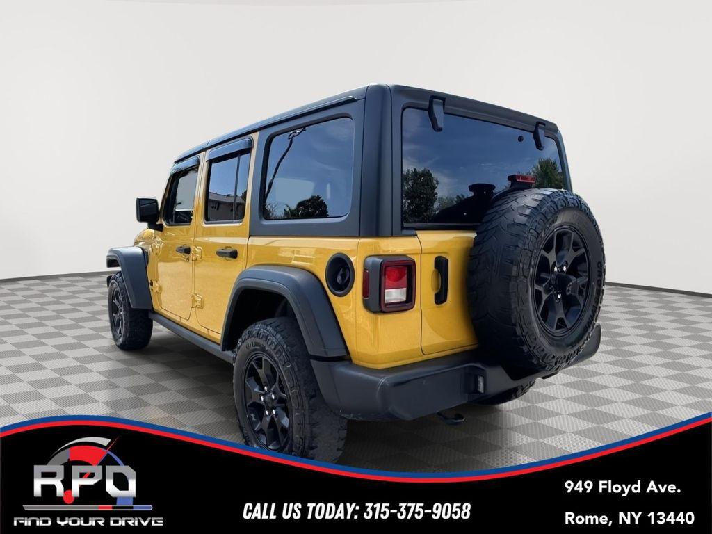 used 2021 Jeep Wrangler car, priced at $22,895