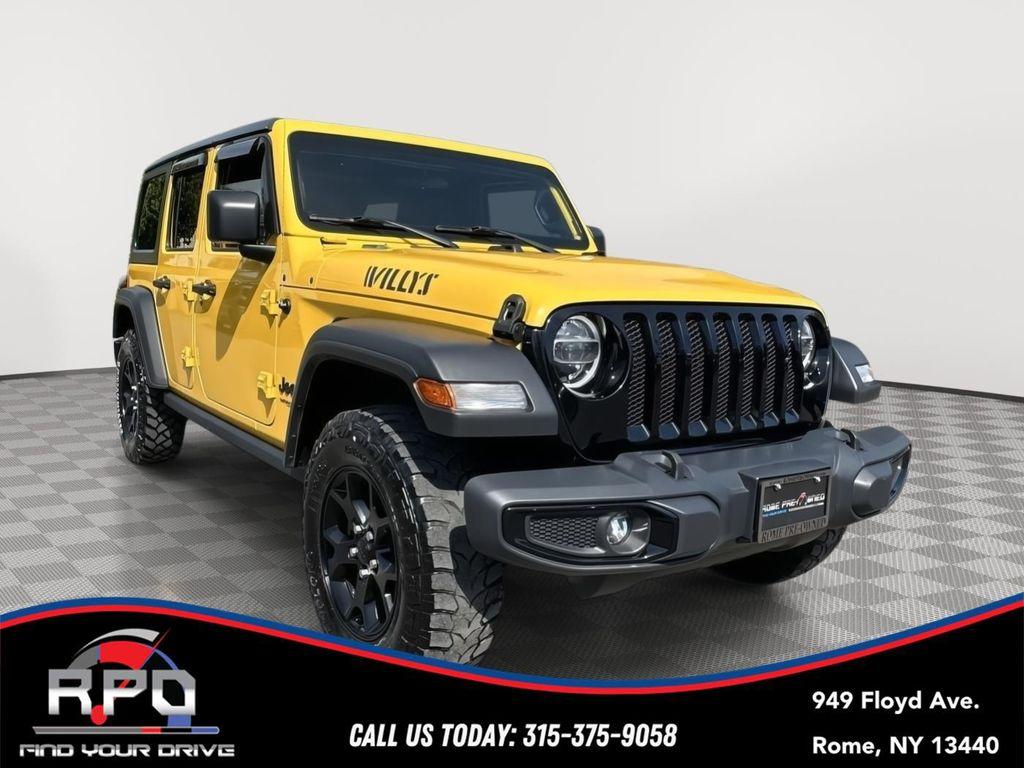 used 2021 Jeep Wrangler car, priced at $22,895