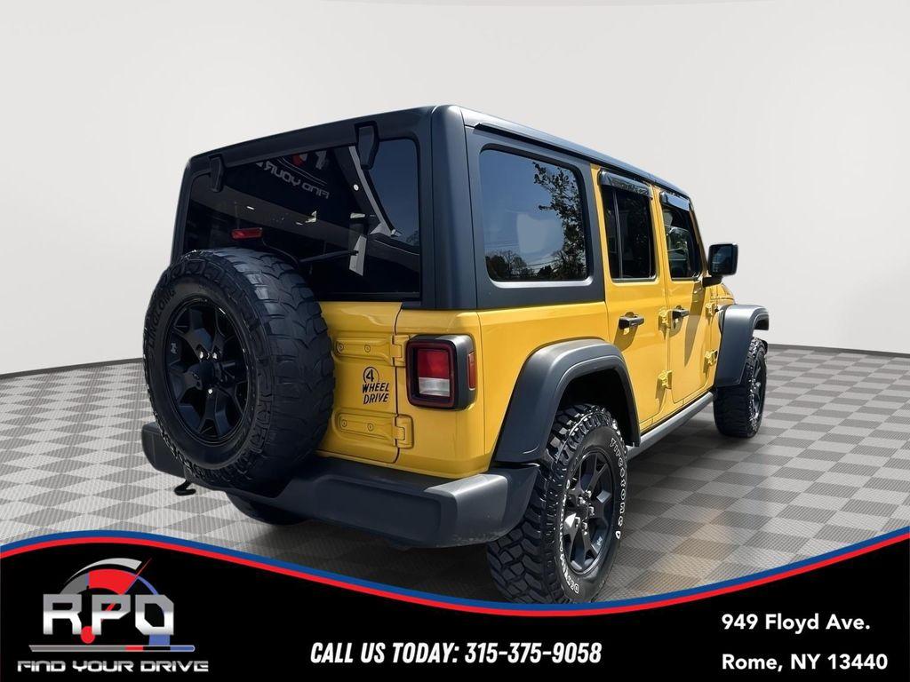 used 2021 Jeep Wrangler car, priced at $22,895