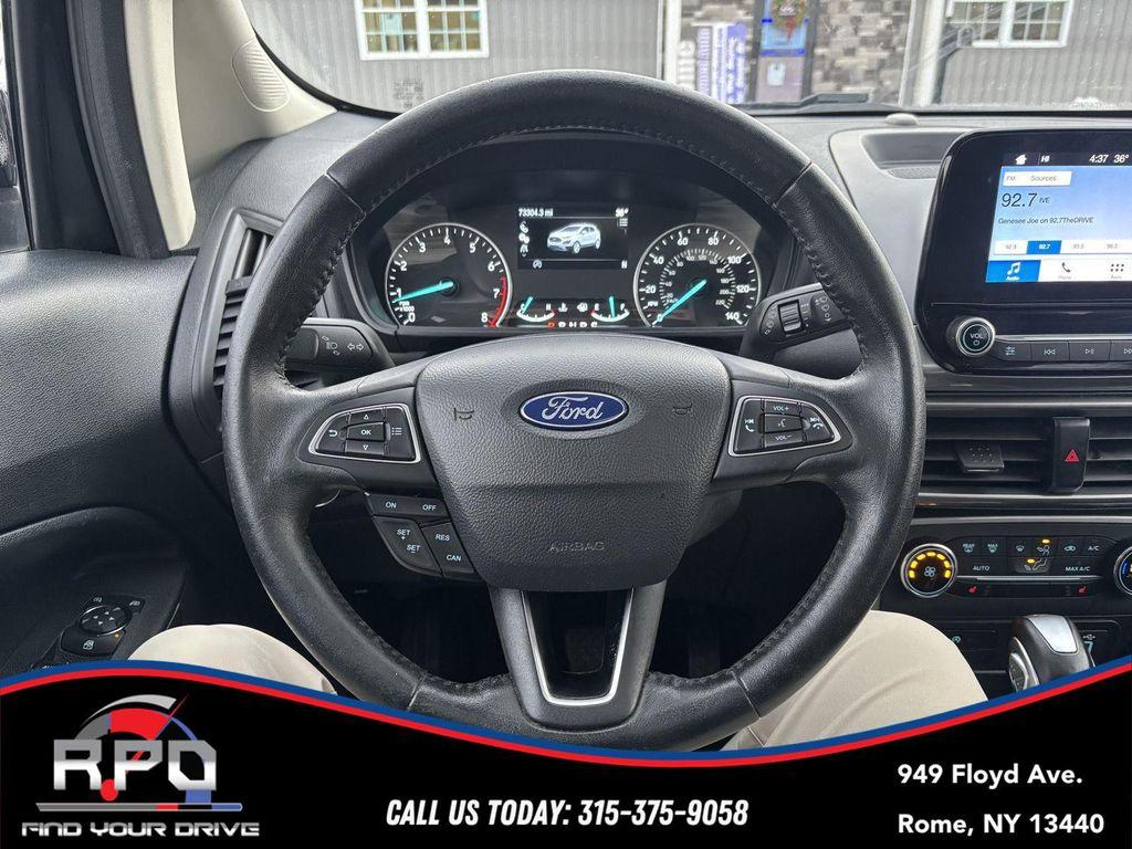 used 2019 Ford EcoSport car, priced at $13,100