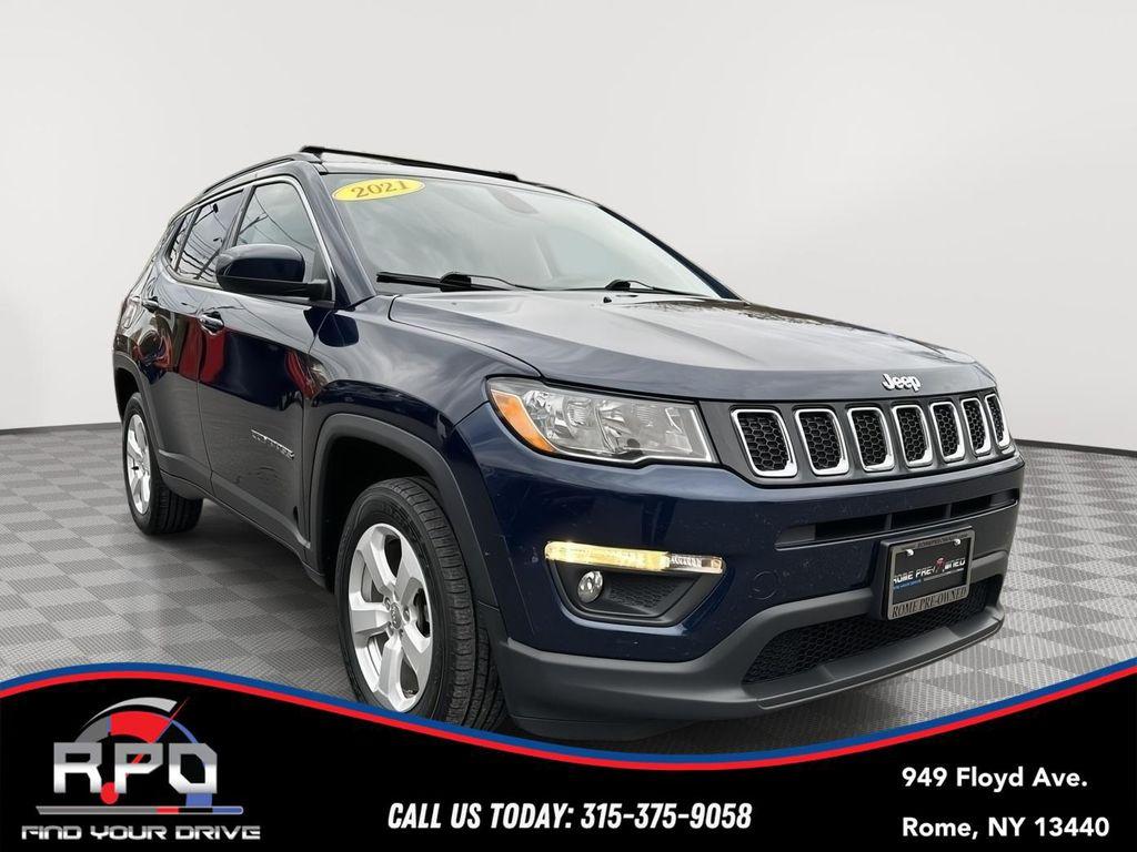 used 2021 Jeep Compass car, priced at $16,590