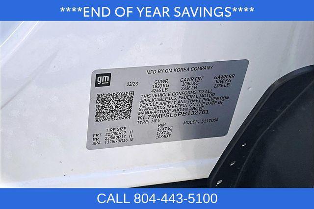 used 2023 Chevrolet TrailBlazer car, priced at $21,300