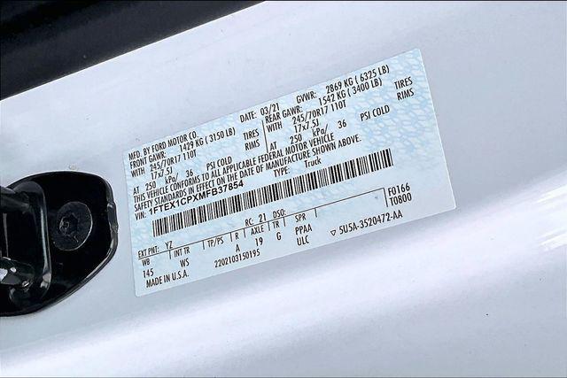 used 2021 Ford F-150 car, priced at $17,300