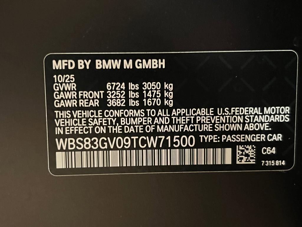 new 2026 BMW M5 car, priced at $136,550