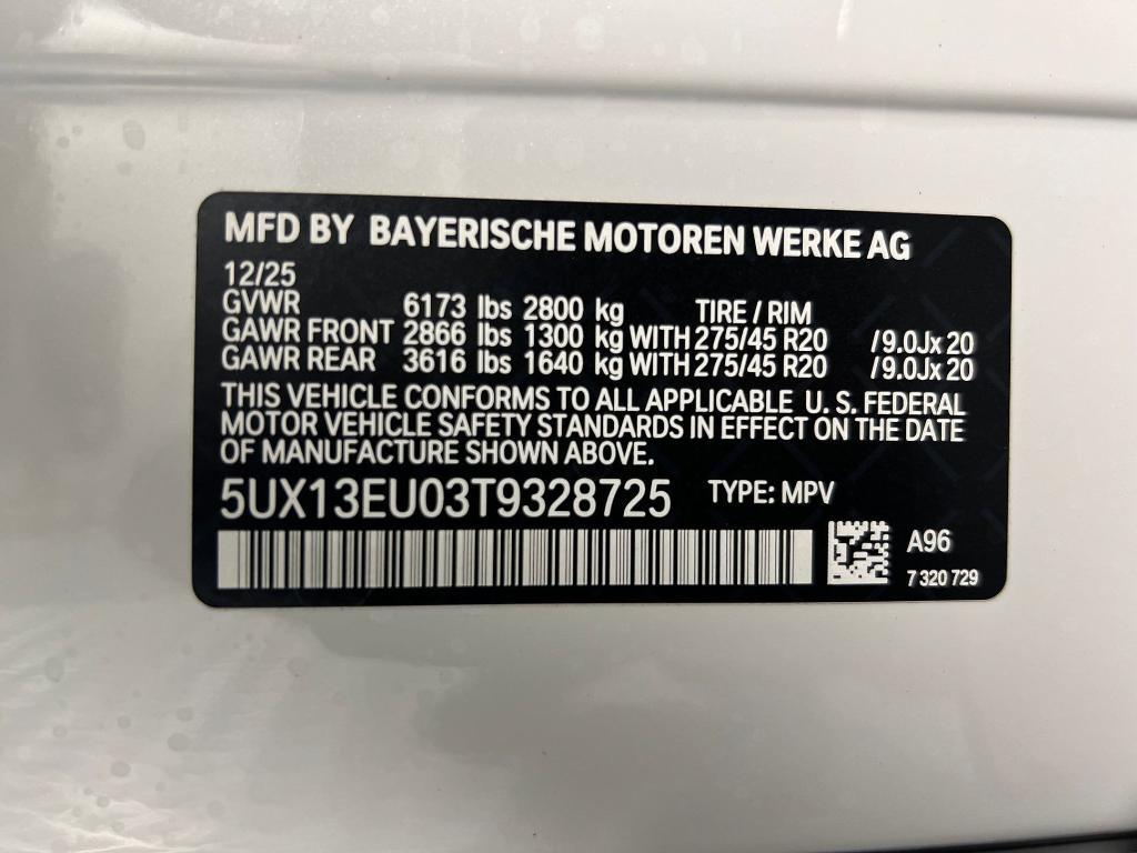 new 2026 BMW X5 car, priced at $83,325