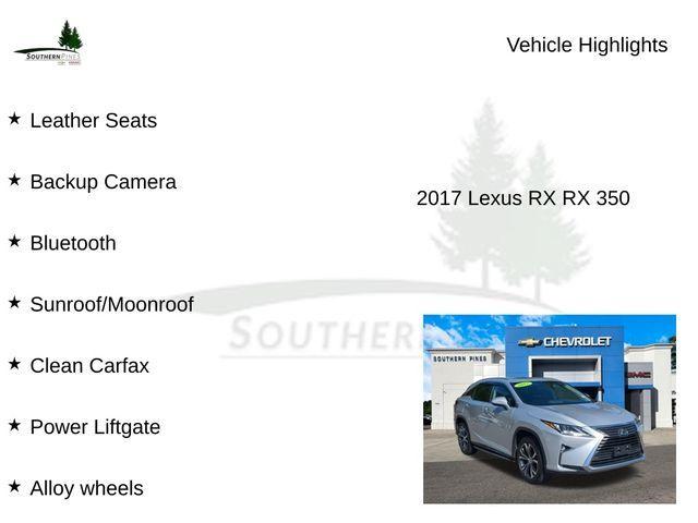 used 2017 Lexus RX 350 car, priced at $24,390