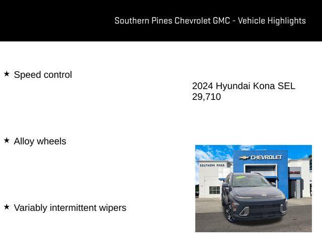 used 2024 Hyundai Kona car, priced at $18,970