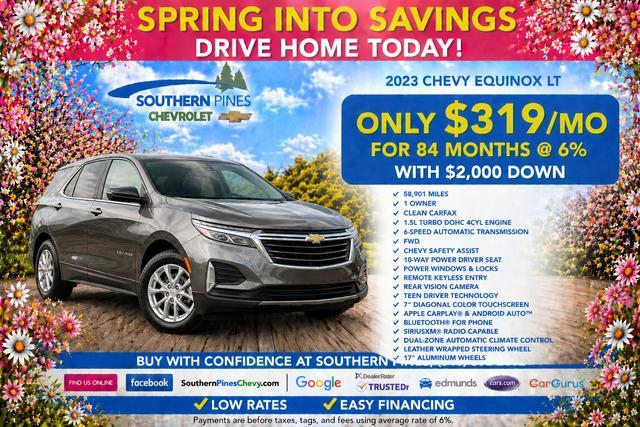 used 2023 Chevrolet Equinox car, priced at $21,188