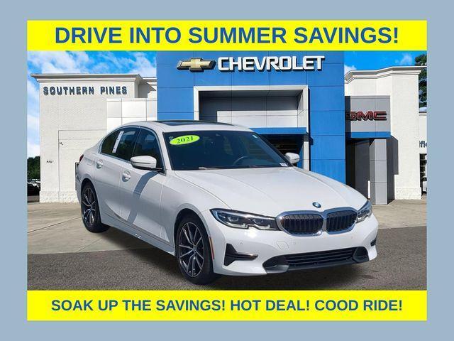 used 2021 BMW 330 car, priced at $21,858