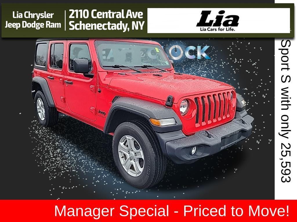 used 2023 Jeep Wrangler car, priced at $29,700