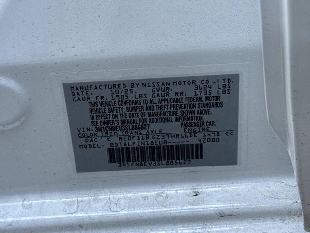 new 2025 Nissan Versa car, priced at $18,976