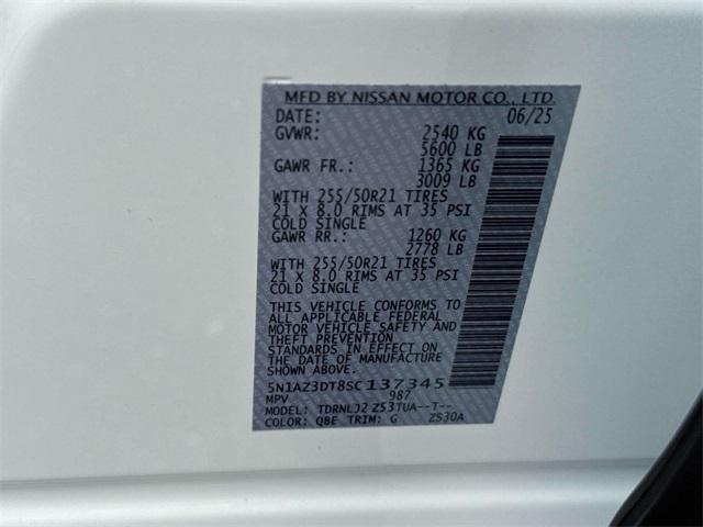 new 2025 Nissan Murano car, priced at $42,697