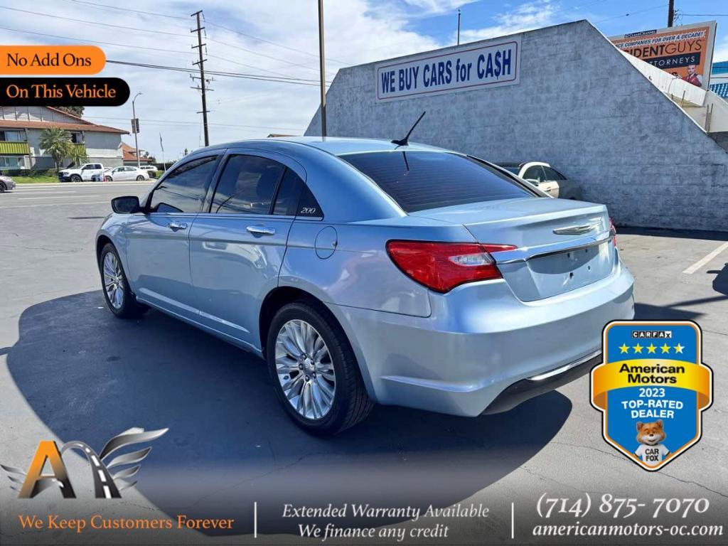 used 2012 Chrysler 200 car, priced at $5,488
