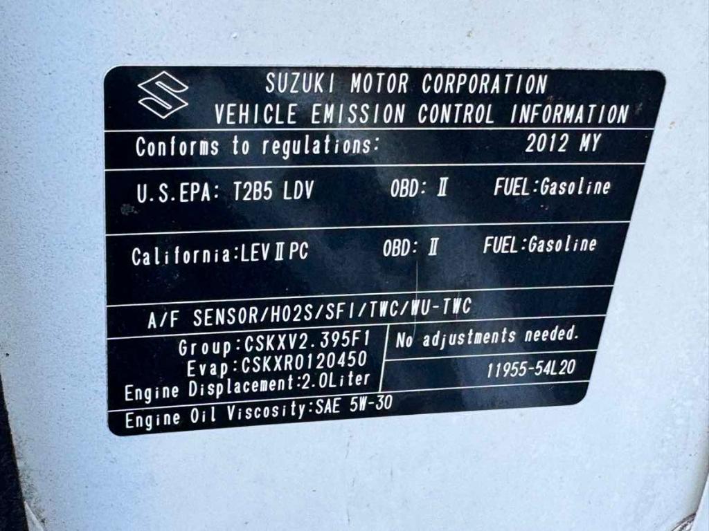 used 2012 Suzuki SX4 car, priced at $3,988