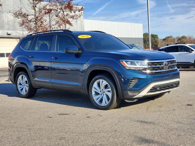 used 2021 Volkswagen Atlas car, priced at $21,888