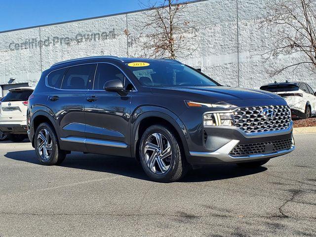 used 2021 Hyundai Santa Fe car, priced at $19,887