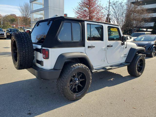 used 2014 Jeep Wrangler Unlimited car, priced at $15,488