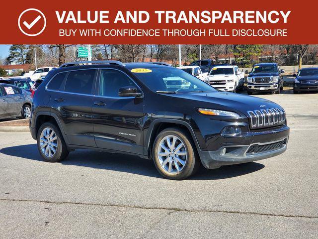 used 2015 Jeep Cherokee car, priced at $11,188