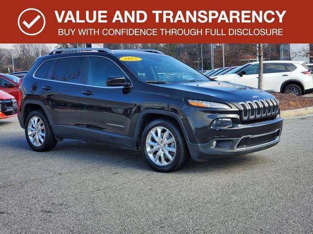 used 2015 Jeep Cherokee car, priced at $12,867