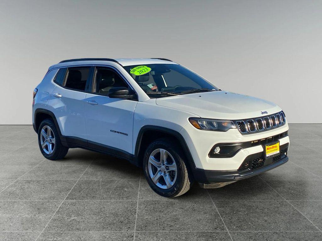 used 2023 Jeep Compass car, priced at $22,500