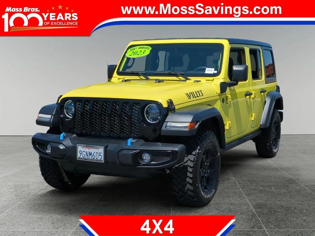 used 2023 Jeep Wrangler 4xe car, priced at $26,500