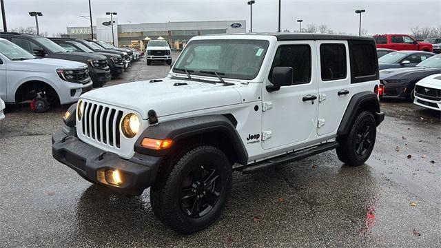 used 2021 Jeep Wrangler Unlimited car, priced at $26,491