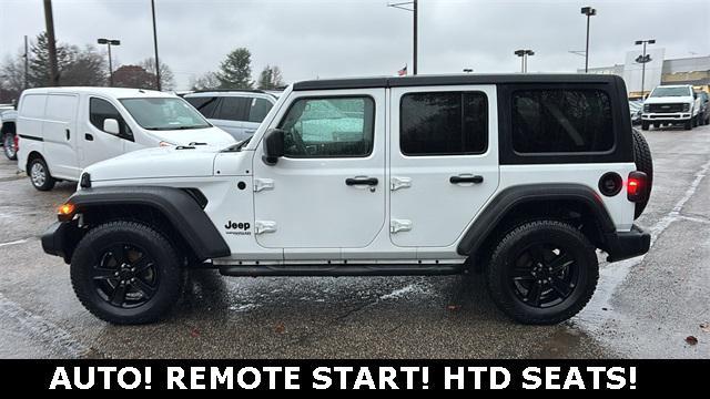 used 2021 Jeep Wrangler Unlimited car, priced at $26,491