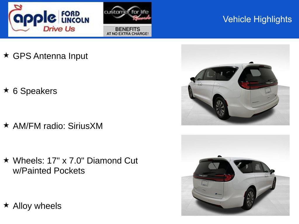 used 2023 Chrysler Pacifica Hybrid car, priced at $25,000