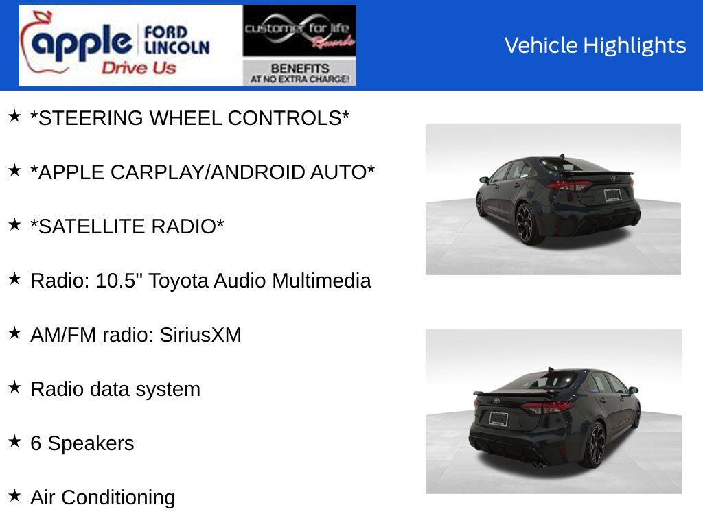 used 2025 Toyota Corolla car, priced at $24,500