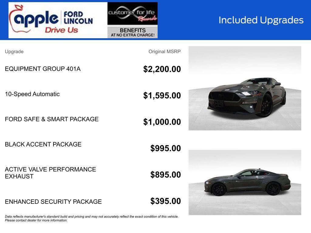 used 2020 Ford Mustang car, priced at $33,500